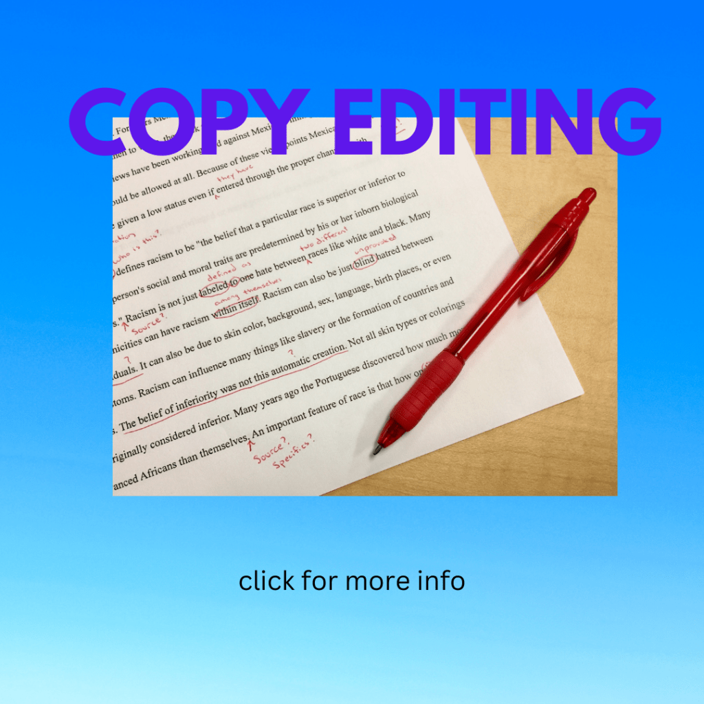 Copy editing – LZ Edits | Editing Services